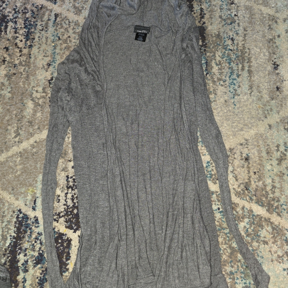Rue21 Charcoal Women's Cardigan